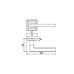 Ручка BUSSARE PINADO A-31-30 CHROME/S.CHROME (никель)