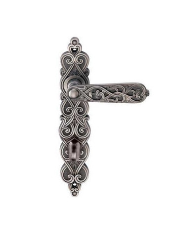Ручка ARABESCO BL. SILVER (OL) (на планке с завёрткой, чернёное серебро)