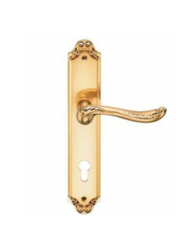 Ручка ACANTO S.GOLD (CL) (на планке под цилиндр, матовое золото)