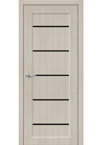 Межкомнатная дверь Мода-22 Black Line, цвет Cream Melinga Межкомнатная дверь Мода-22 Black Line, цвет Cream Melinga